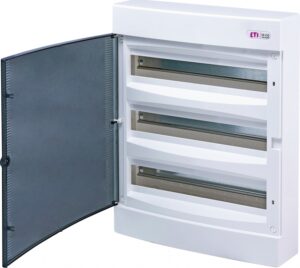 Tablou electric 3x18 module, aplicat, IP40, usa transparenta, ETI Tablou electric 3x18 module, aplicat, IP40, usa transparenta, ETI