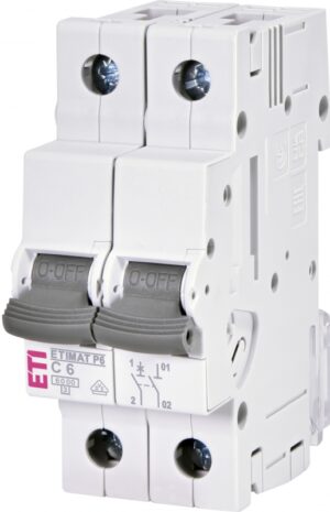 Siguranta automata 1P+N 6A, curba B, 20kA, ETIMAT P6 1p+N C6, ETI Siguranta automata 1P+N 6A, curba B, 20kA, ETIMAT P6 1p+N C6, ETI