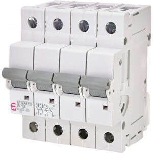 Siguranta automata 3P+N 13A, curba B, 10kA, ETIMAT P10 3p+N B13, ETI Siguranta automata 3P+N 13A, curba B, 10kA, ETIMAT P10 3p+N B13, ETI