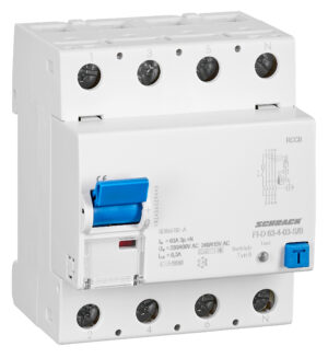 Diferential RCCB 4, TIP B,  63/0.3, BD866130-A, Schrack