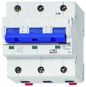 Intreruptor automat C 100A. 3 poli. 10kA
