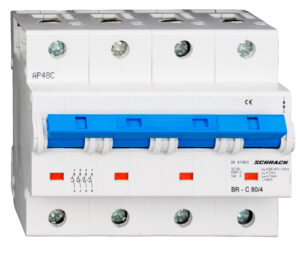 f_br974800-.jpg Intreruptor automat C 80A. 4 poli. 10kA