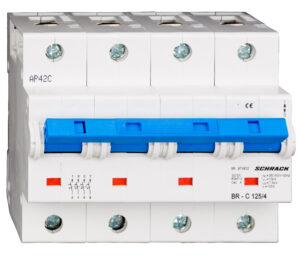 f_br974912-.jpg Intreruptor automat C 125A. 4 poli. 10kA